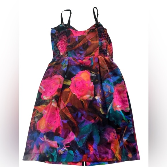Amanda Uprichard Sleeveless Silk Mini Dress Multicolored Front Zip Size Small - Picture 13 of 14